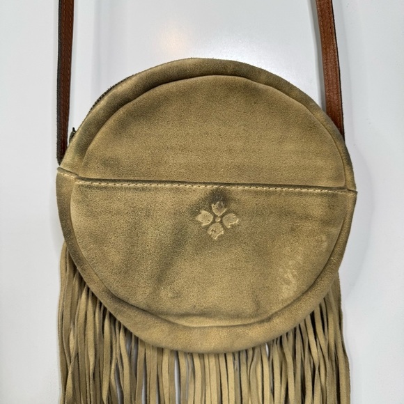 Patricia Nash Artisan Rovito Suede Fringe Crossbody Purse - Picture 4 of 5